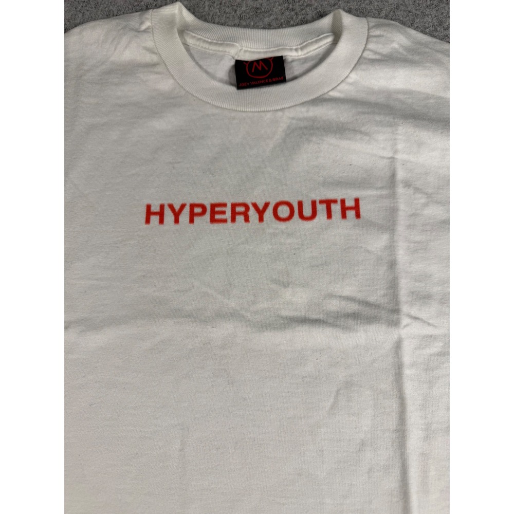 Joey Valence & Brae Hyperyouth Graphic T-Shirt White Red Mens Medium